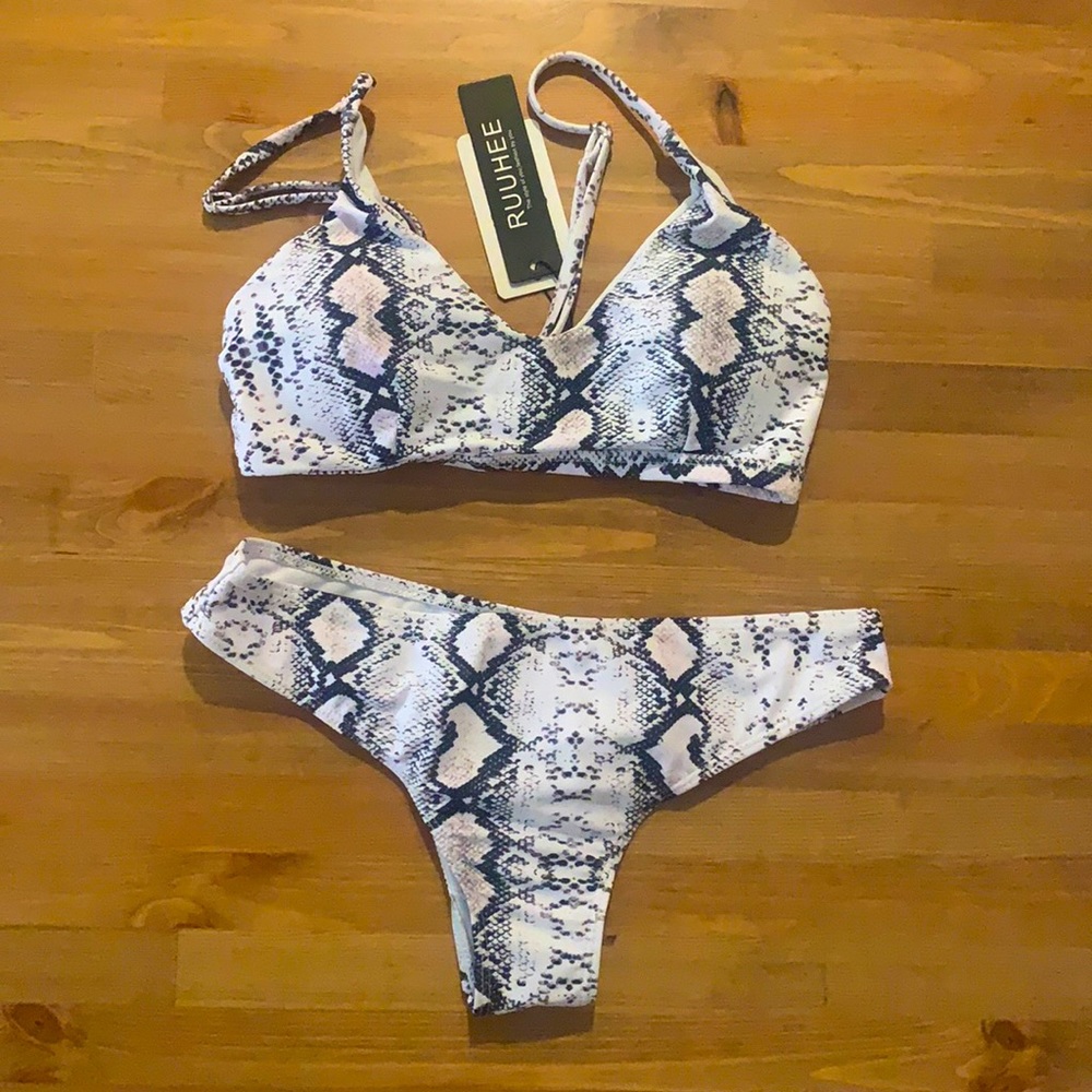 Snakeskin Bikini size M